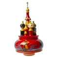 thumbnail image 3 of Books.And.More Handmade Saint Basil's Cathedral. Troyka. Music Box Khokhloma Painting Music Box 7.9x4.4-inch Souvenir Box, 3 of 5