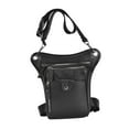 thumbnail image 1 of Bolsa de Cadera Hugo de PU Cuero Negro Paquete de Cintura, 1 of 7