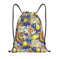 thumbnail image 1 of Xecao Sicilian Style Pattern Sports Drawstring Backpack - String Swim Gym Bag with Wet Proof Pocket for Women&Men-Medium, 1 of 6