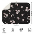 thumbnail image 2 of Microfibre Drying Mat for Kitchen Beautiful Pink Flower Dish Drying Drainer Mat Absorbent Drying Mat Washing Up for Glass, Plate & Cup 16inch X 18inch, 2 of 5