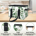thumbnail image 5 of CURLYOOT Spring Reusable Grocery Bag, Large Foldable Grocery Totes Shopping Bag for Groceries, Eucalyptus Leaves Shopping Bags with Handles for Kitchen Trunk Picnic, 5 of 7