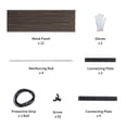 thumbnail image 6 of Leumius 2-Pack 8x4x2 FT Metal Raised Garden Beds, Reinforced Rustproof Colored Steel Planter Boxes for Vegetables, Flowers, Herbs and Succulents Walnut, 6 of 7