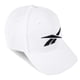 thumbnail image 2 of Gorra de béisbol Reebok Vector Snapback de 6 paneles blanca unisex, 2 of 5