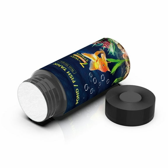 KALLORY  50 Pcs Water Quality Test Strip Testing Kit Aquarium Pool Strips for