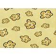thumbnail image 1 of Ahgly Company Indoor Rectangle Patterned Sun Yellow Area Rugs, 5' x 8', 1 of 6