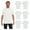 6 Pack White, variant on SOCKS'NBULK 6 Pack Men’s Cotton T-Shirt Bulk Packs, Big Tall Short Sleeve Lightweight Tees for Men
