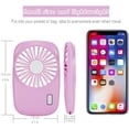 thumbnail image 2 of Handheld Fan Mini Fan Powerful Small Personal Portable Fan Speed Adjustable USB Rechargeable Cooling for Kids Girls Woman Man Home Office Outdoor Travel, 2 of 5