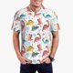 thumbnail image 1 of Fotbe Dinosaur Camiseta Polo de Golf para Hombre con Estampado – Camisa Deportiva Transpirable con Cuello Abotonado-Medium, 1 of 6