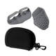 thumbnail image 4 of Guantes de entrenamiento de agarre para levantamiento de pesas, agarre flexible y ergonómico para dominadas. Ejercicio de agarre. Gris, 4 of 9