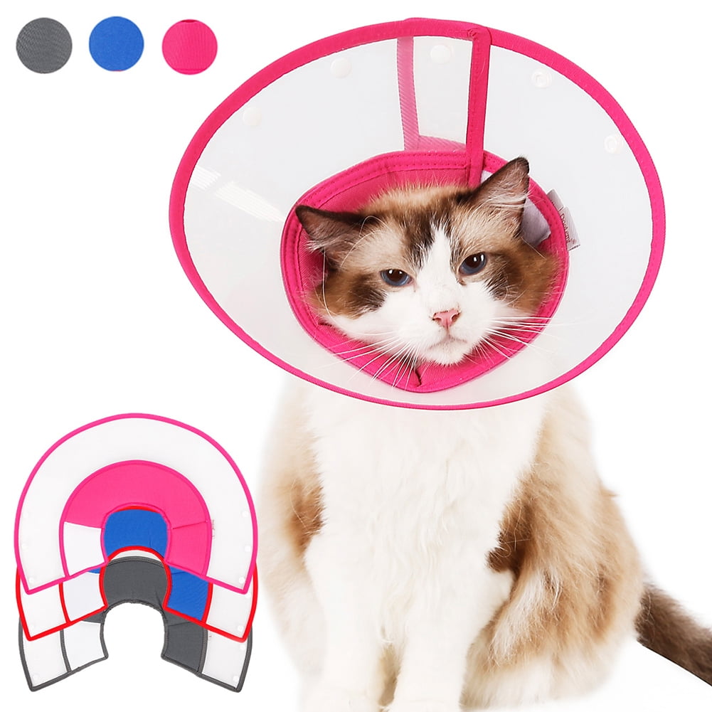 Flmtop Pet Dog Cats Protection Cover Medical Wound Healing Cone Anti Bite  Neck Collar Grey | Walmart Canada
