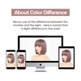 thumbnail image 7 of MORICA Purple Bob Wig Short Purple Straight Bob Wigs with Bangs for Women Colorful Short Hair Wig Cute Synthetic Wig for Cosplay Daily（12inch）, 7 of 7