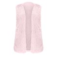 thumbnail image 3 of Patlollav Women's Warm Thickened Plush Vest Long Sleeve Hoodless Casual Coat/Jacket, 3 of 6