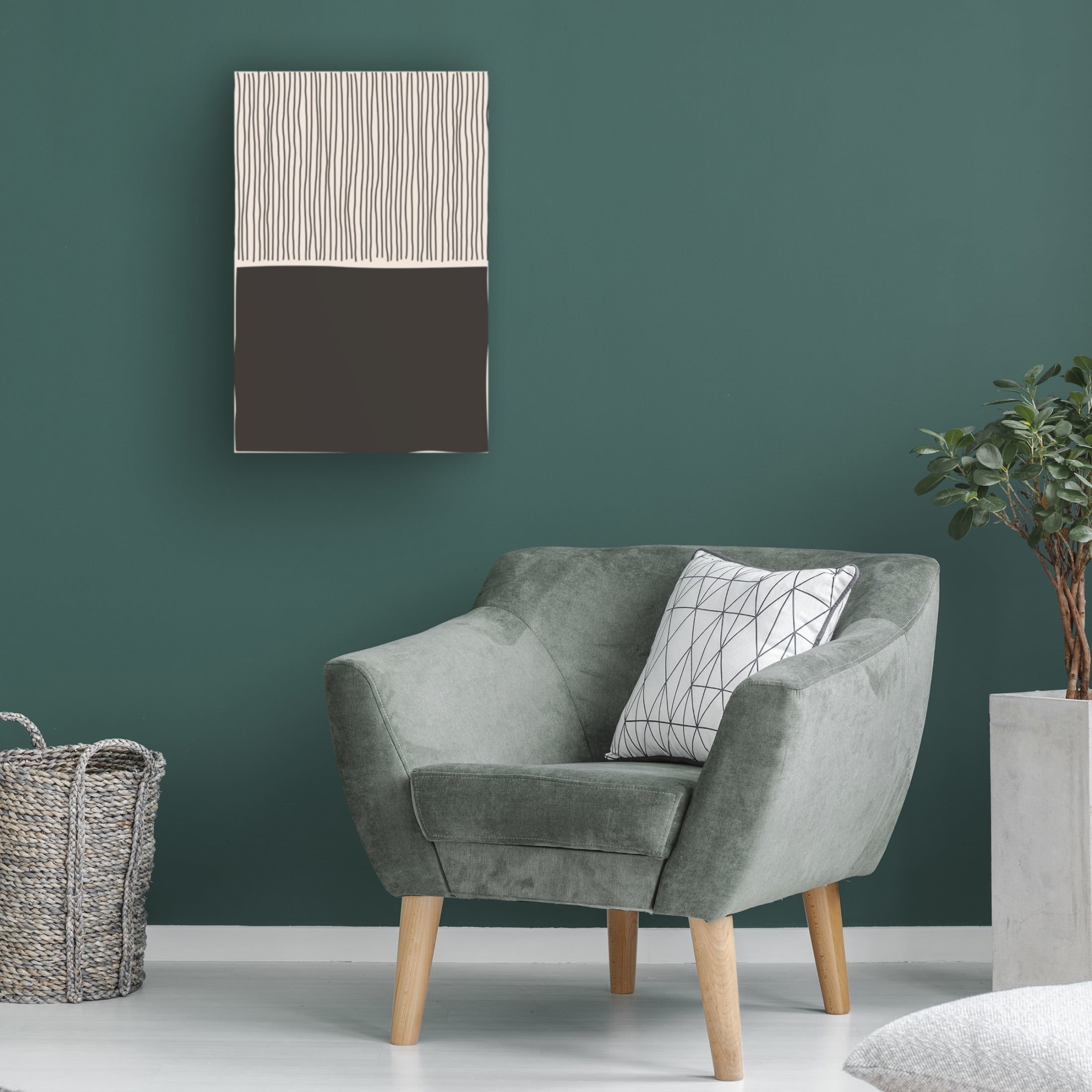 Trademark Fine Art jay stanley  Minimal Line Vibes 8 Canvas Wall Art