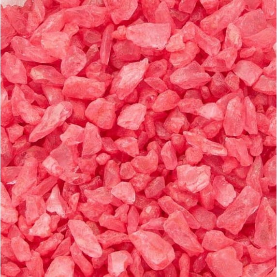 BAYSIDE CANDY ROCK CANDY CRYSTALS STRAWBERRY, 1LB