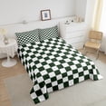 thumbnail image 4 of Erosebridal Teens Lattice Checkerd Bedding Sets Full with Comforter,Buffalo Plaid Duvet Insert,Teens Bedroom Decor,3pcs, 4 of 8