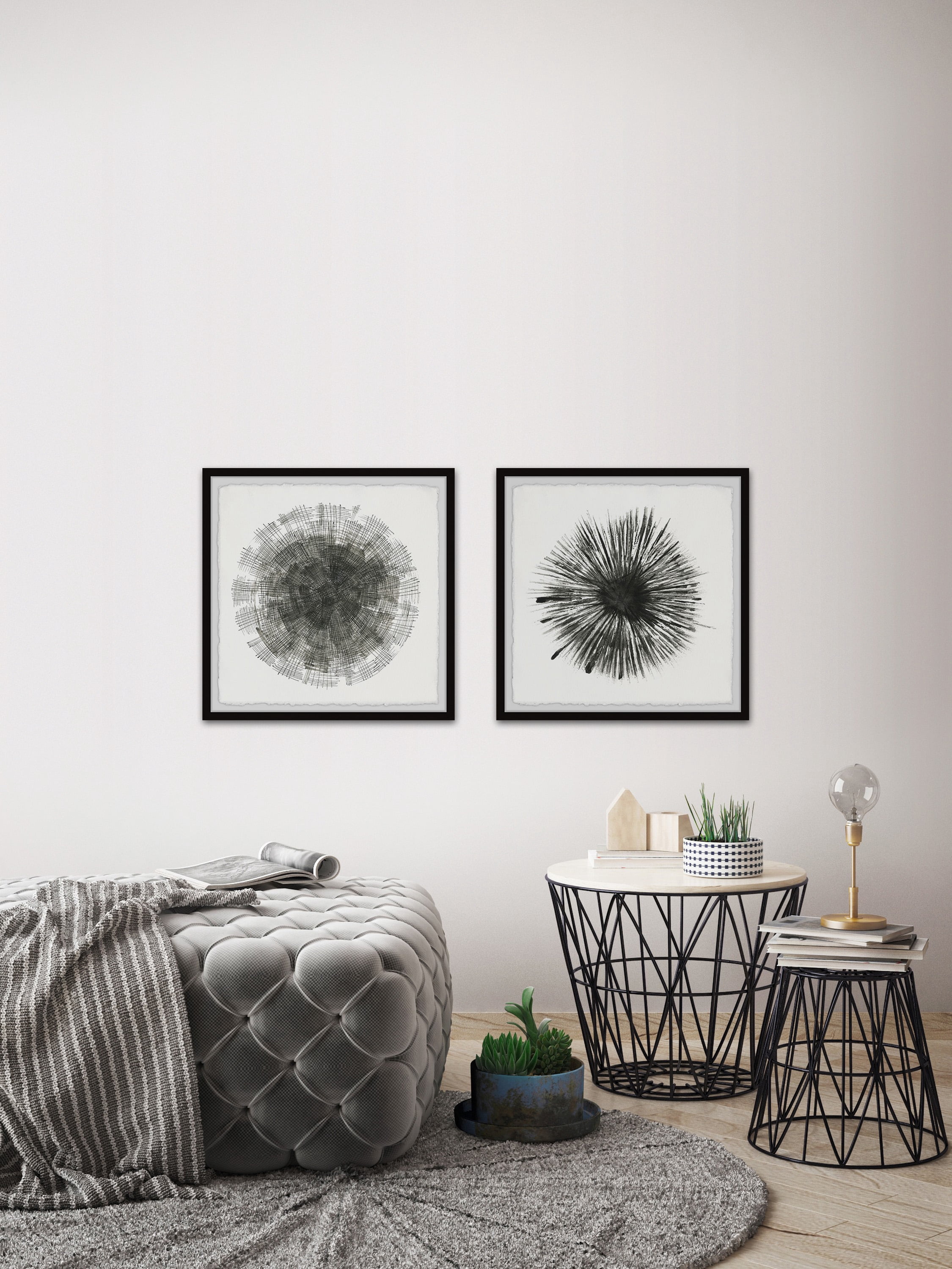 Marmont Hill Stitches & Fireworks Diptych