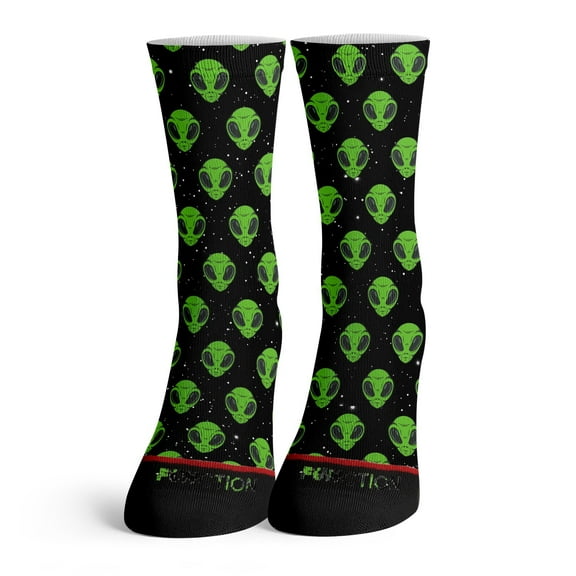 Function - Alien Head Pattern Socks