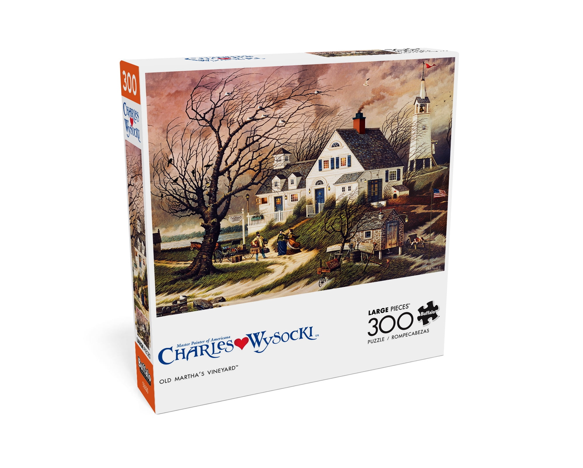 Buffalo Games Charles Wysocki - Old Martha's Vineyard 300 Pieces Jigsaw Puzzle