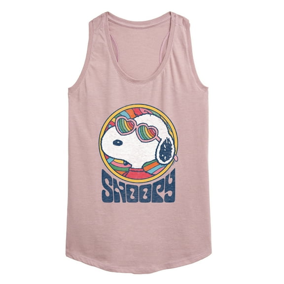 Peanuts - Groovy Snoopy - Women's Racerback Tank Top