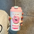 thumbnail image 4 of Nuevo vaso portátil de Bob Esponja, taza de agua para el hogar para niños con bonitos dibujos animados, taza de café con revestimiento de cerámica de doble capa, 4 of 5