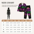 thumbnail image 4 of Yiaed Mardi Gras with Flamingo Print Pajamas Women's Long Sleeve Sleepwear Soft Button Down Loungewear Pjs Lounge Set Nightwear Womens Pajama Pants-Small, 4 of 7