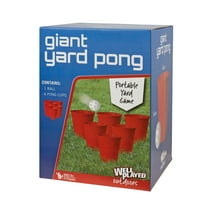 Gener8 Giant Yard Pong Game, Play Indoor or Outdoor - Recommended for Ages 6 Years and up.