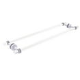 thumbnail image 3 of Pacific Beach Collection Back to Back Shower Door Towel Bar with Dotted Accents - Unlacquered Brass / 30 Inch, 3 of 7