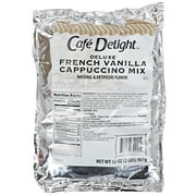 Cappuccino Mix by Cafe Delight | 2 Pound Bag | Deluxe French Vanilla