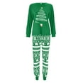 thumbnail image 3 of SUYIDA Christmas Pajamas for Family 2025 Reindeer Graphic Top and Plaid Pants Sleepwear Long Sleeve Loose Fitting Matching Pajamas for Couples for Mens Womens Baby Boys Girls, 3 of 5
