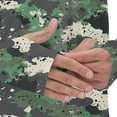 thumbnail image 6 of Dagegui UPF 50+ Hoodie Mens Sunscreen Shirts Camo Long Sleeve Hooded Fishing Tee Summer UV Protection Sun T-Shirts Outdoor Rash Guard Pullover Tops Army Green M, 6 of 7
