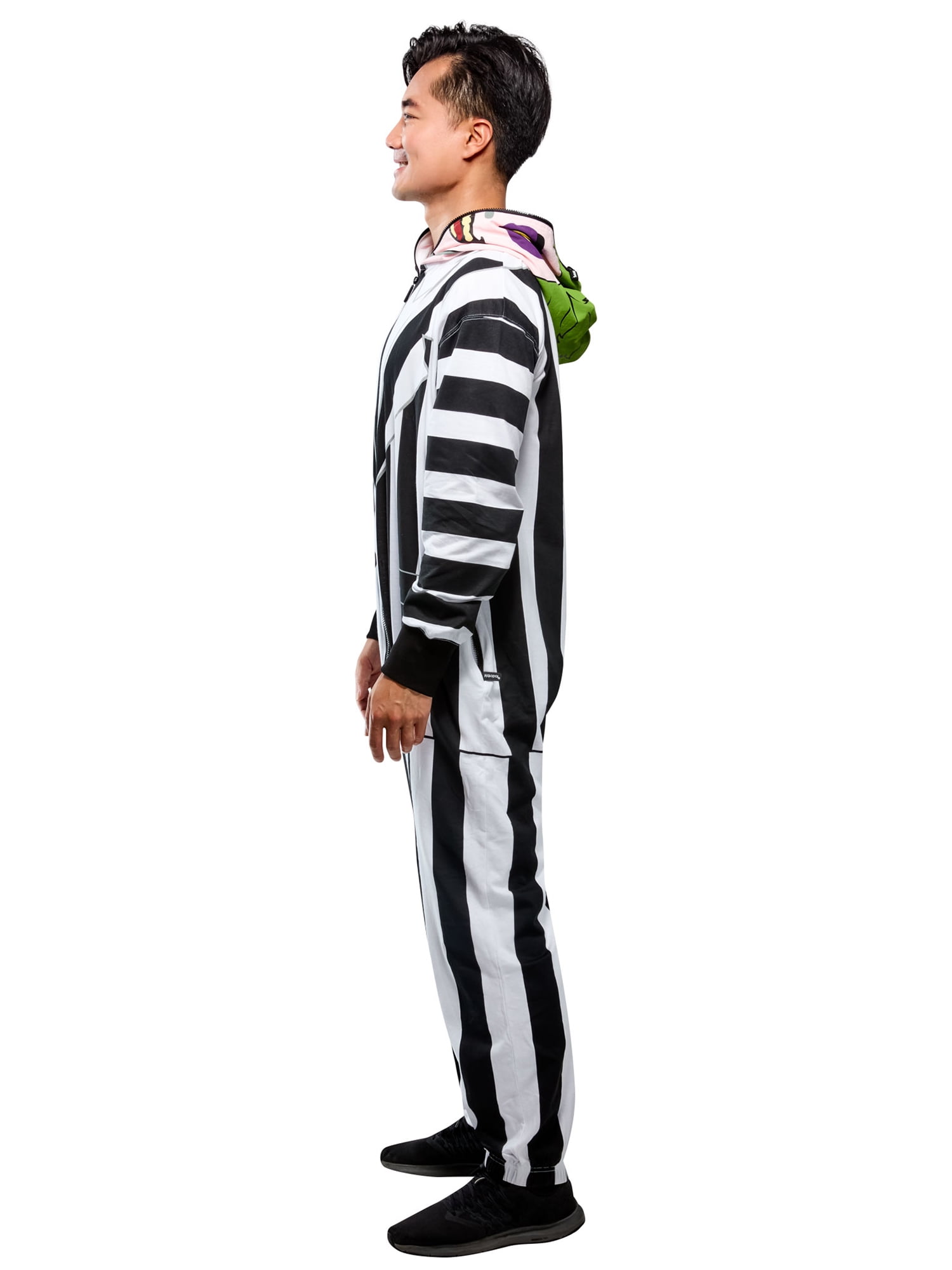 Beetlejuice Zipsters Masked-Up Costume for Adults by Rubies, Men's