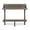 Gray, variant on GZXS 48" Balcony Table, Outdoor Acacia Wood Patio Bar Table with Lower Storage Shelf, Easy Assembly for Deck/Porch/Garden, Natural Finish