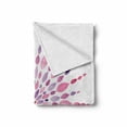 thumbnail image 2 of Pink Mandala Soft Flannel Fleece Throw Blanket, Watercolor Folk Oriental Old Hipster Boho Tattoo, Cozy Plush for Indoor and Outdoor Use, 60" x 80", Baby Pink Plum, by Ambesonne, 2 of 6