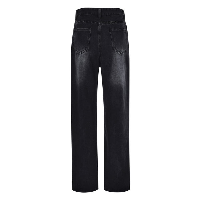 ZHAGHMIN Vintage Jeans for Women Teen Girl Loose Fit High ZHAGHMIN Vintage Jeans for Women Teen Girl Loose Fit High