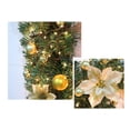 thumbnail image 4 of Christmas ball decoration 2.7 meters rattan Christmas，5 meters battery operated light (blue), 4 of 5