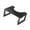 Black, variant on Foldable Height Adjust Toilet Step Stool Multipurpose Bathroom Stool Easy Carry Toilet Risers Stool for Adults & Senior