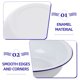 thumbnail image 5 of Lavabo grande de esmalte, cuenco vintage para mezclar, vajilla de cocina esmaltada, cuenco blanco de esmalte, cuenco para lavar pan y verduras, 5 of 7