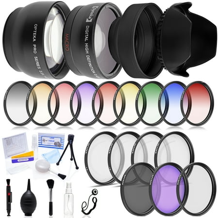 Multi-Piece Advanced Lens Package For The Nikon D100 D200 D300 D300S D700 D7000 D7100 D3000 D3100 D3200 D5000 D5100 D5200 D5300 D40 D40X D50 D60 D70 D90 D80 Includes Deluxe Lens and Filter