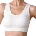 thumbnail image 4 of Sngxgn Womens Sports Bra Padded Low Impact Workout Yoga Bra(White,M), 4 of 4