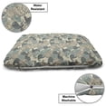 thumbnail image 3 of Paisley Pet Bed, Motifs from Persian Culture Teardrop Shape Swirled Tip Oriental Middle East Pattern, Resistant Pad for Dogs and Cats Cushion with Removable Cover, 24" x 39", Multicolor, by Ambesonne, 3 of 4