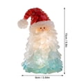 thumbnail image 3 of DIY Lighted Sea Glass Santa Christmas Decor Kit, Beginner-Friendly Holiday Craft Set with Colorful Sea Glass Pieces, Handmade Santa Art for Tabletop Home Decor & Gift A-1pcs, 3 of 7