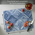thumbnail image 4 of Cut N' Funnel "Blues" Flexible Plastic Cutting Board Mat, 4 of 7