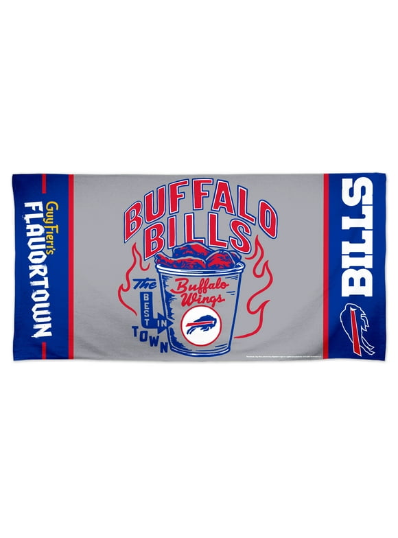 WinCraft Buffalo Bills NFL x Guy Fieri-s Flavortown 30" x 60" Spectra Beach Towel