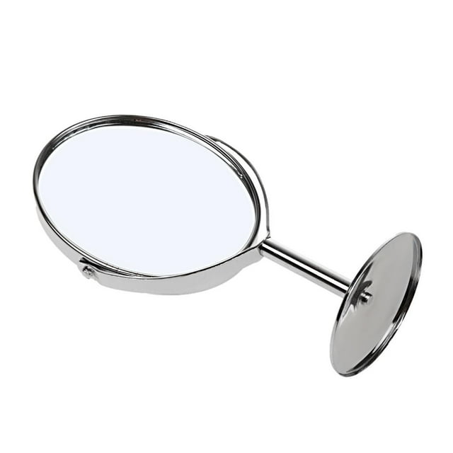 Espejo de maquillaje para cosméticos y maquillaje de acero inoxidable, doble cara y 2 rotación de 360 grados Baoblaze El espejo del maquillaje cosmético del espejo