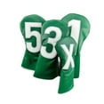 thumbnail image 2 of koolsoo 4 Pcs Housses de Tête de Club de Golf Housses de Golf pour Golfeur Extérieur Hommes Femmes Vert, 2 of 9