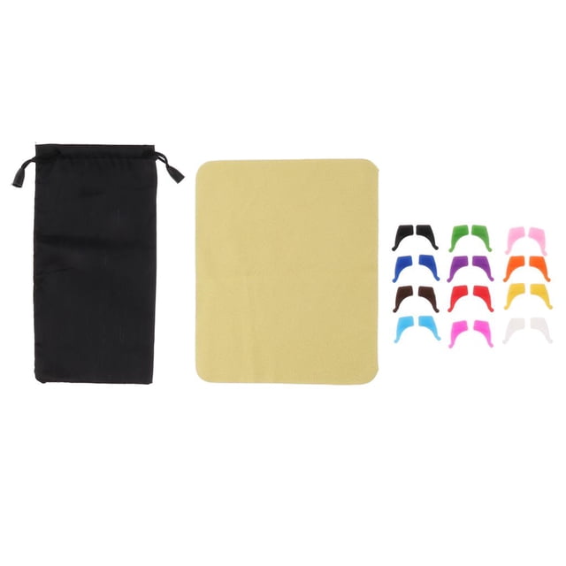 12 pares de soportes para gafas deportivas para niños y adultos, ganchos para la oreja y patillas. S
