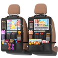 thumbnail image 1 of Organizador de asiento de coche Oneyus, paquete de 2 protectores de asiento trasero, 1 of 7