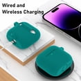thumbnail image 4 of RotHome Soft Silicone Protective Case Cover Compatible with Bluetooth Earphones, Shockproof Anti-Loss Skin Sleeve with Keychain for Adults, 1 Pack, 4 of 9