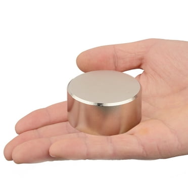 MUTUACTOR Neodymium N52 Disc Magnet,1PCS Magnetic Mount Permanent Rare Earth Magnet NdFeB Magnets,40x20mm Heavy Duty Strong Magnetic Force for Lifting Fastener Holding in Kitchen Garage