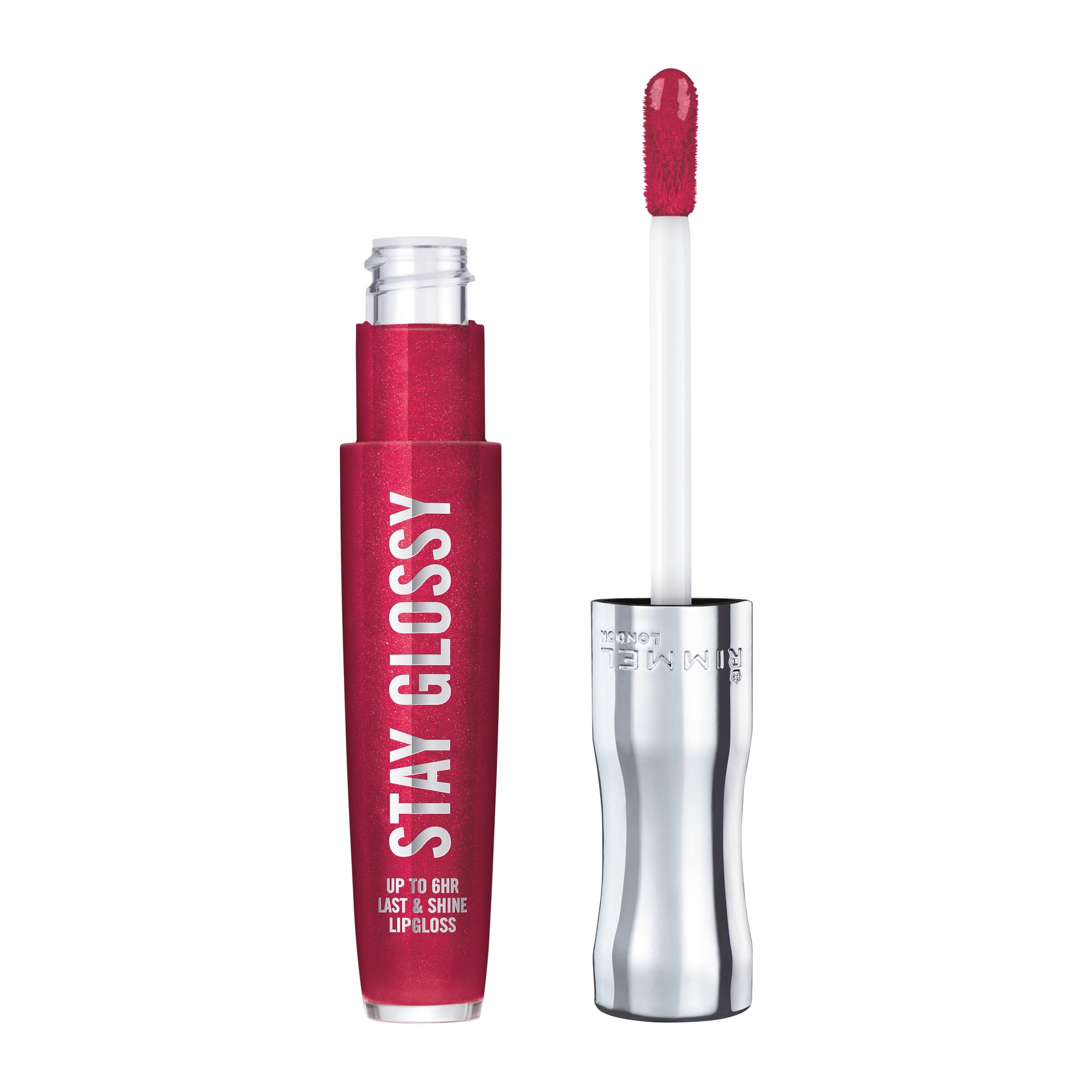 Rimmel Stay Glossy Lip Gloss, Grind Time, 0.18 oz